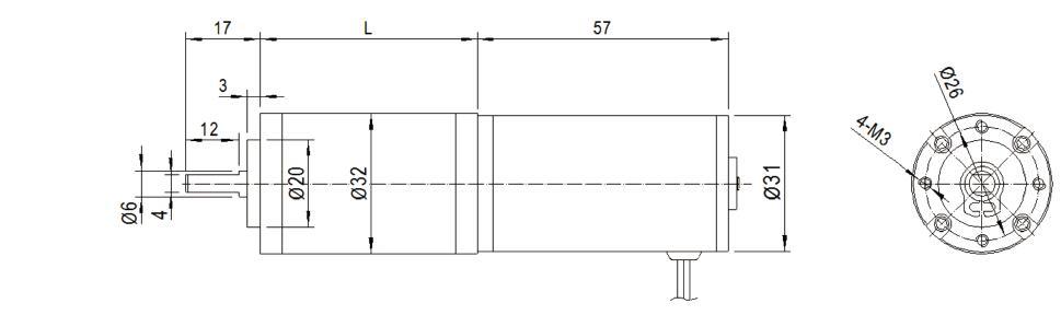 VS-32RP31ZY DC Planetary Gear Motor